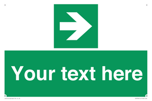 Custom Arrow Right Sign